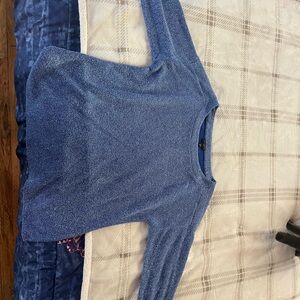 Talbots Blue Knit Sweater